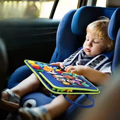 Tableau interactif éducatif | Tableau d'Activité Montessori Dinosaure Jeu sensoriel Montessori | Tableau d'Activité Montessori Dinosaure Activité motricité et éveil | Tableau d'Activité Montessori Dinosaure