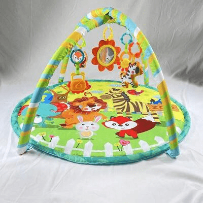 Tapis de jeu coloré pour bébé | Tapis d'Éveil BabyGymPlayMat Zoo Motricité et éveil sensoriel pour bébé | Tapis d'Éveil BabyGymPlayMat Zoo Tapis éducatif et sûr pour tout-petit | Tapis d'Éveil BabyGymPlayMat Zoo