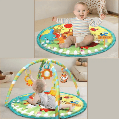 Tapis de jeu coloré pour bébé | Tapis d'Éveil BabyGymPlayMat Zoo Motricité et éveil sensoriel pour bébé | Tapis d'Éveil BabyGymPlayMat Zoo Tapis éducatif et sûr pour tout-petit | Tapis d'Éveil BabyGymPlayMat Zoo