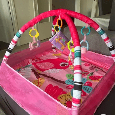 Tapis doux et coloré pour bébé | Tapis d'Éveil BabyGymPlayMat Rose Espace sécurisé pour le jeu et l’éveil | Tapis d'Éveil BabyGymPlayMat Rose Tapis interactif pour motricité et curiosité | Tapis d'Éveil BabyGymPlayMat Rose